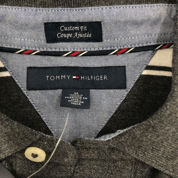 Tommy Hilfiger Mens Custom Fit L/S Polo Size: M - Picture 3 of 7